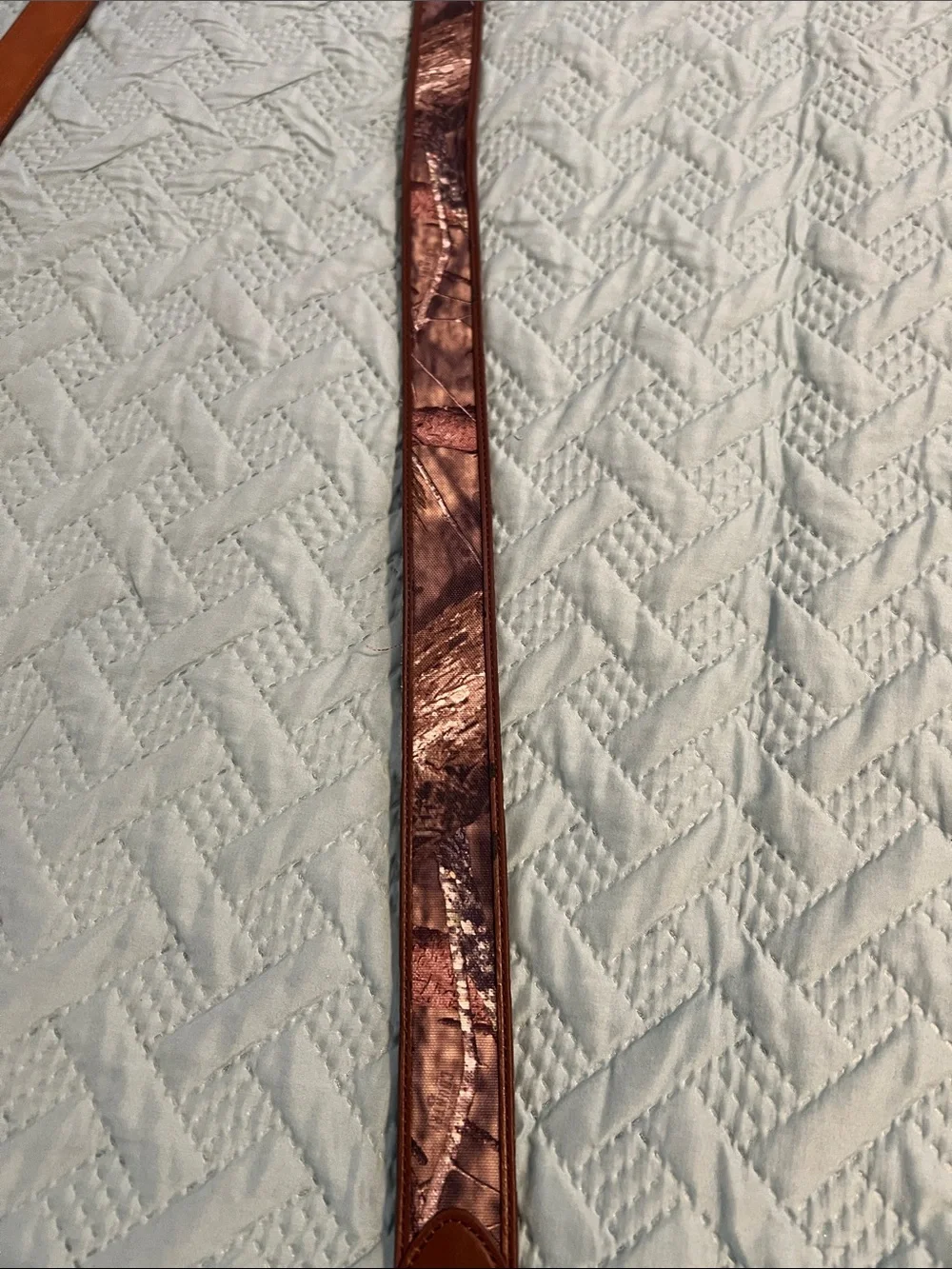Mossy Oak Realtree Camouflage Leather Belt in Brown and Green